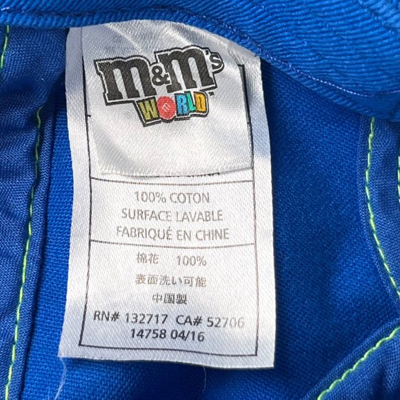 M&M's World Hat Boys Strap Back Stay Cool Embroidered Adjustable Baseball Cap - Picture 8 of 8